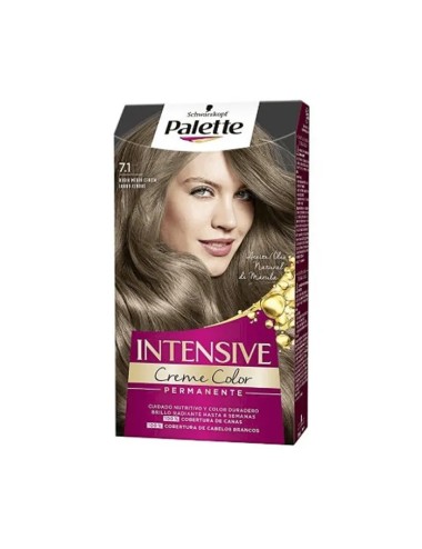 Schwarzkopf Palette Intensive Creme Color Tint 7.1 Medium Ash Blonde