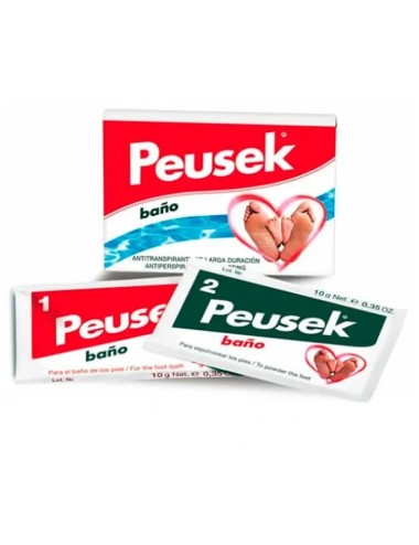 Peusek Antiperspirant Foot Bath 2 Sachets 20g