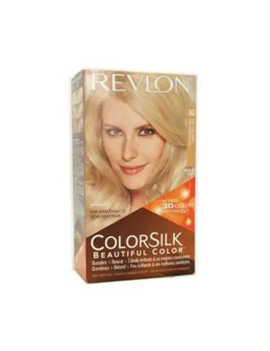 Revlon Colorsilk Sans Amoniaque 80 Light As Blonde 