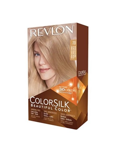 Revlon Colorsilk Sans Amoniaque 70 Medium Ash Blonde 