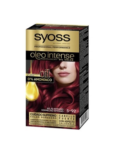 Syoss Oleo Intense Permanent Hair Color 5-92 Intense Red