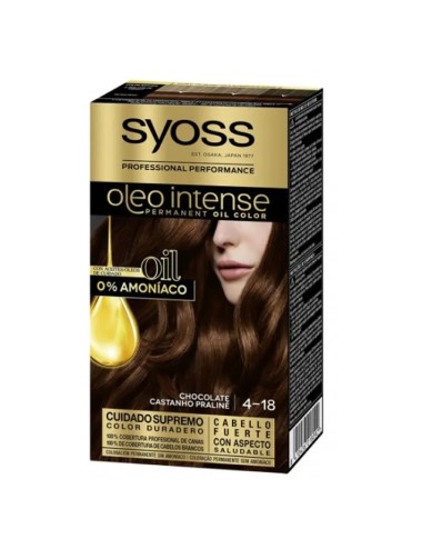 Syoss Oleo Intense Permanent Hair Color 4-18 Chocolate