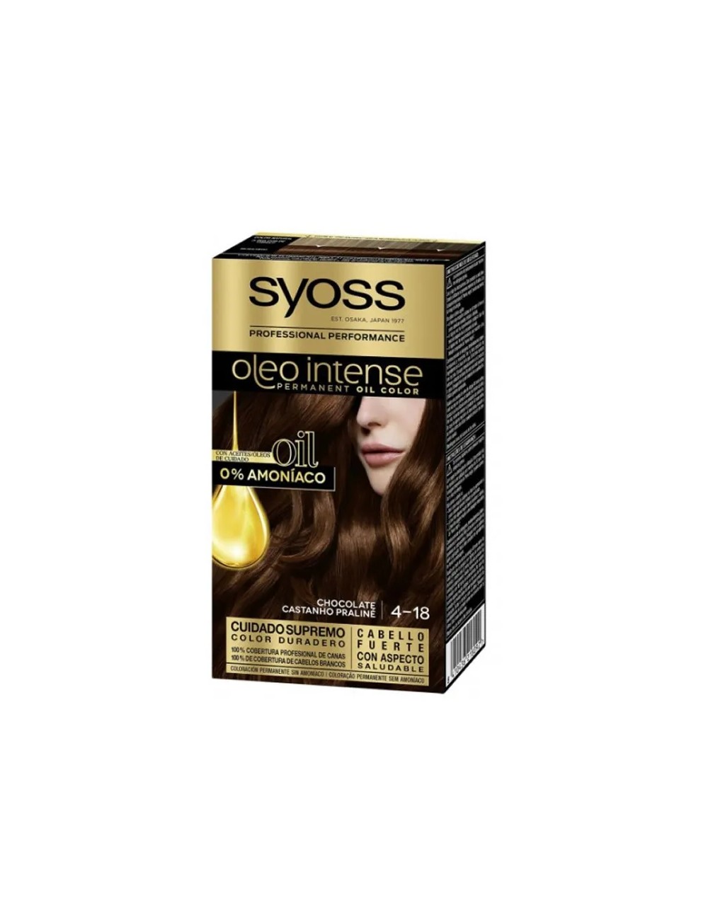 Syoss Oleo Intense Permanent Hair Color 4-18 Chocolate
