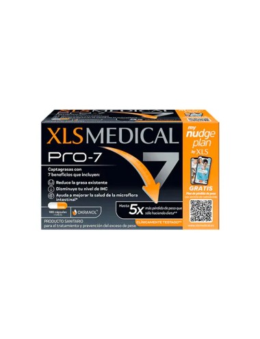 Xls Medical Pro-7 Nudge 180 Capsules 