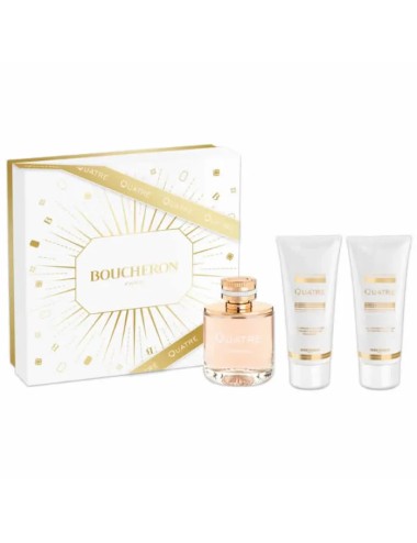 Boucheron Quatre Femme Eau De Parfum Vaporisateur 100ml Coffret 3 Produits