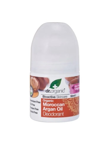 Dr Organic Moroccan Argan Oil Déodorant Roll On 50ml