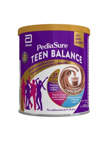 Pediasure Teen Balance Saveur Chocolat 400 g