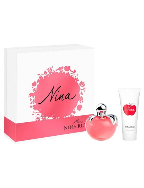 Nina Ricci Nina Eau De Toilette Recargable 80ml Creamy Loción Corporal 75ml