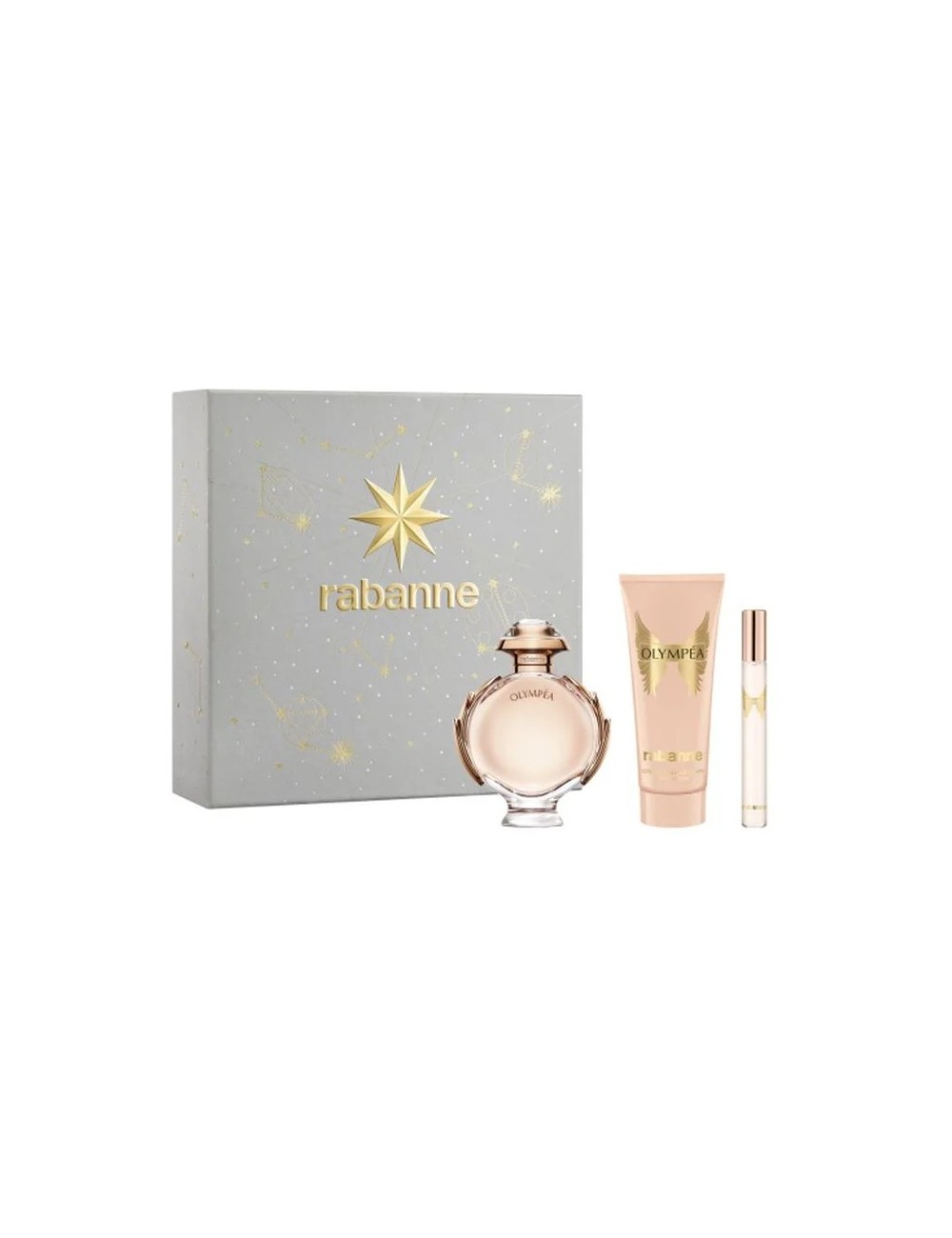 Rabanne Olympéa Eau De Parfum Vaporisateur 80ml Coffret 3 Produits