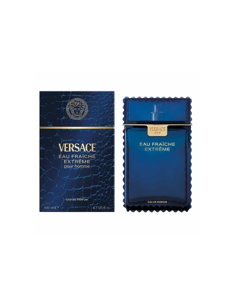 Versace Eau Fraîche Extreme Pour Homme Eau De Parfum Vaporisateur 200ml