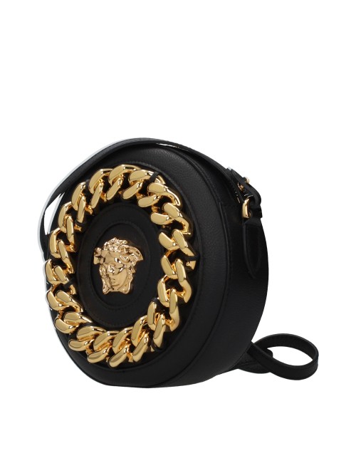 Sac bandoulière Versace en cuir noir