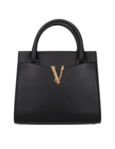 Sac à main Versace en cuir noir
