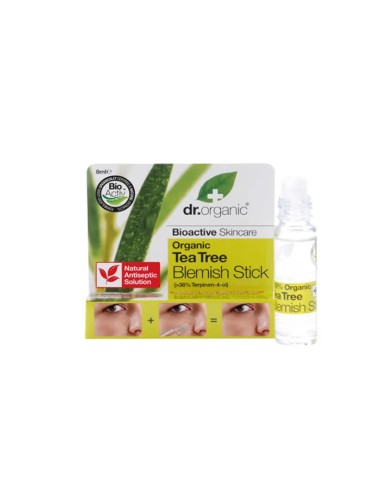 Dr Organic Tea Tree Anti Rougeurs Roll On 8ml 