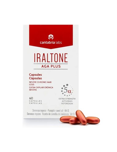 Iraltone Aga Plus Chute Cheveux 60 Capsules