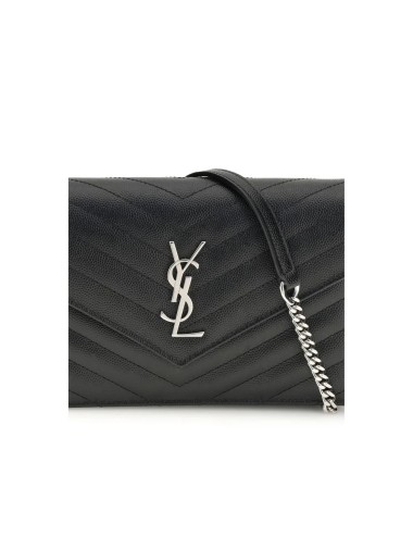 Saint Laurent Sac Épaule Noir Cuir Veau SS26 | Paloma Private Club