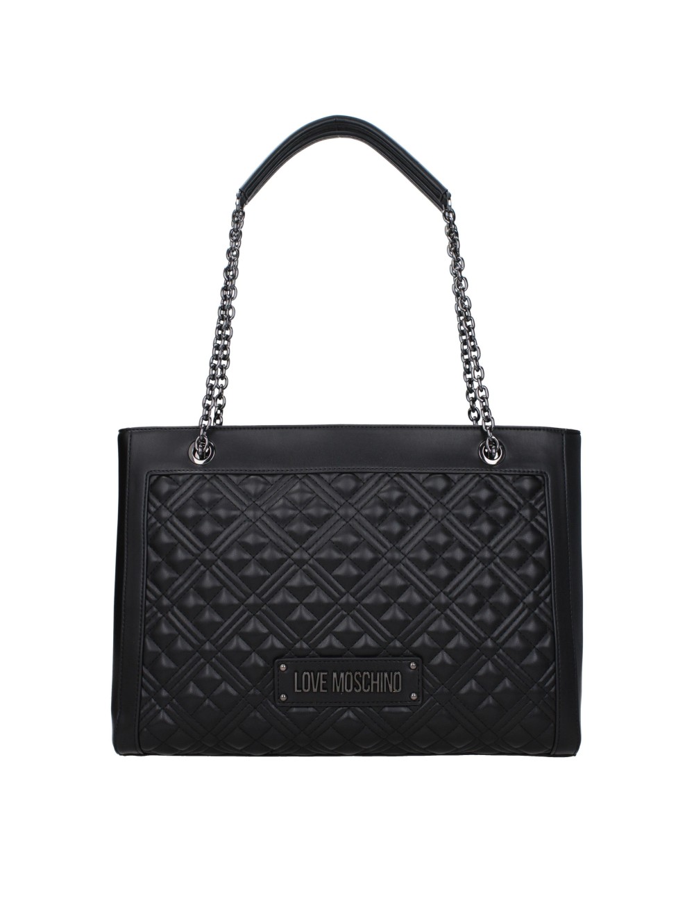 Sac Love Moschino femme noir épaule logo élégant luxe