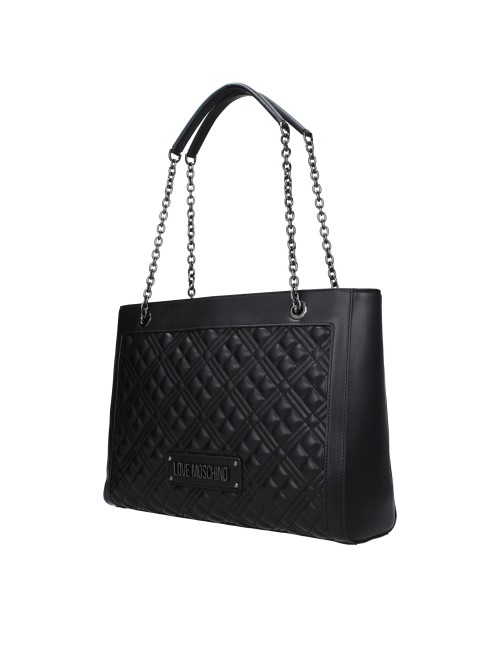 Sac Love Moschino femme noir épaule logo élégant luxe