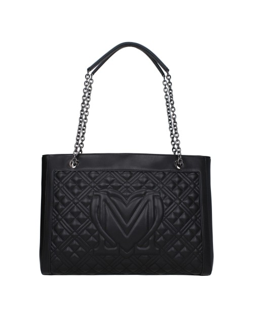 Sac Love Moschino femme noir épaule logo élégant luxe
