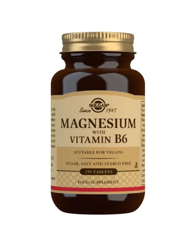 Solgar Magnésium + Vitamine B6 250 Comprimés