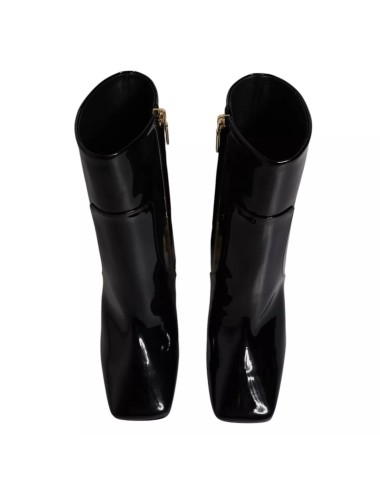 Dolce & Gabbana Black Jackie – Bottes cuir mi-mollet luxe & intemporel