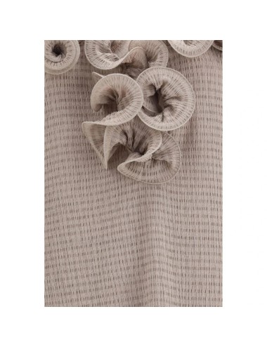 Robe Magda Butrym en lyocell marron – Élégance fluide et moderne