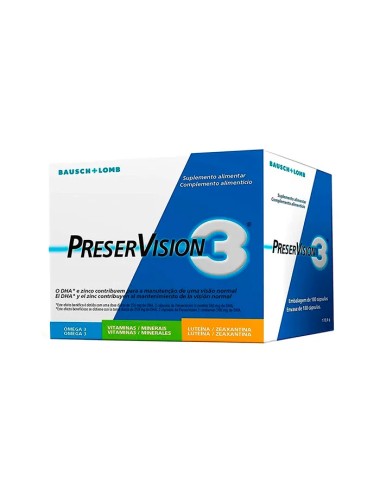 Bausch+lomb Bausch y Lomb Preservision 3 180 Capsules