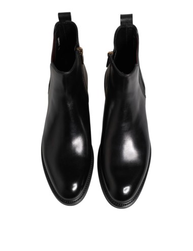 Bottes Chelsea Dolce & Gabbana en cuir noir mi-mollet