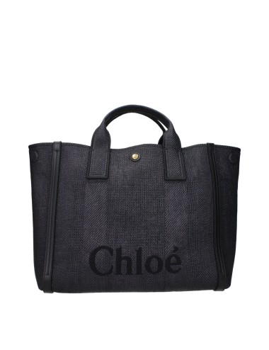 Chloé Sacs À Main Femme Tissu Noir/Bleu Navy