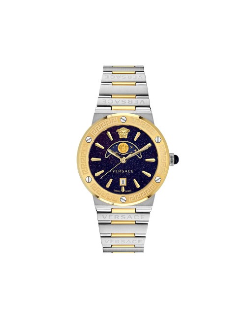 Montre Versace acier gris – Dress watch luxe iconique rare