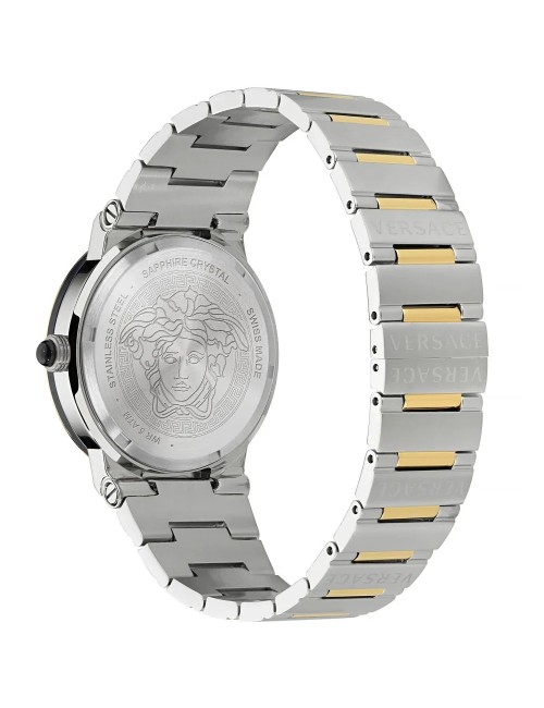 Montre Versace acier gris – Dress watch luxe iconique rare