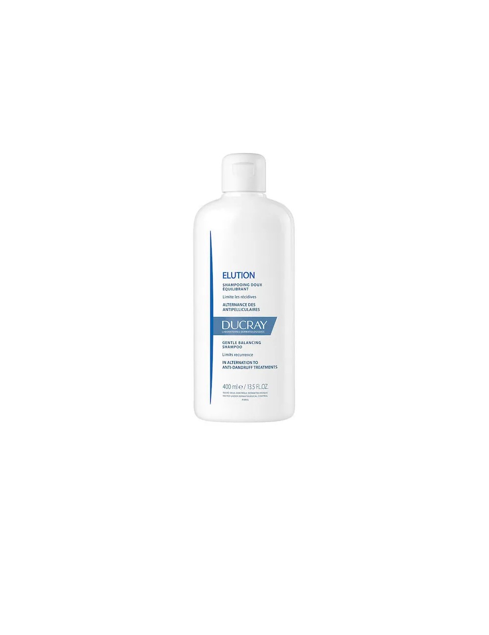Ducray Elution Shampooing Rééquilibrant Doux Antipelliculaire 400ml