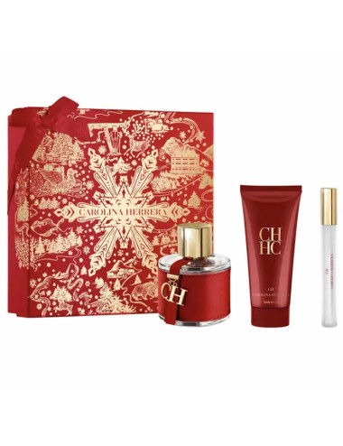Carolina Herrera Ch Eau De Toilette Spray 100ml Coffret 3 Produits