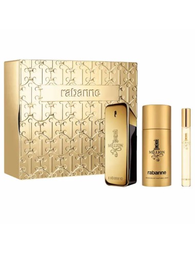  Paco Rabanne 1 Million Eau De Toilette Vaporisateur 100ml Coffret 3 Produits