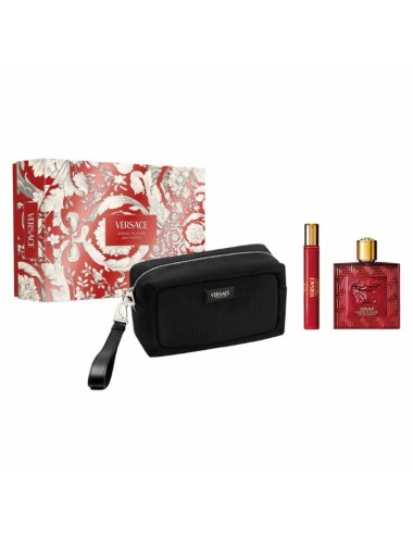 Versace Eros Flame Eau de Parfum Vaporisateur 100ml Coffret 3 Produits
