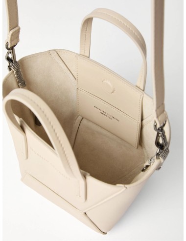 Sac Brunello Cucinelli BC Duo Mini – Cuir luxe iconique rare