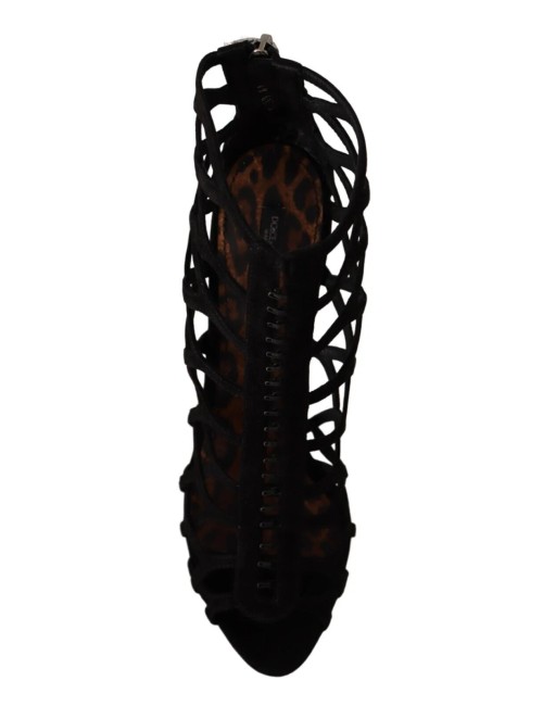 Sandales à brides cuir beige élégantes talons fins luxe femme