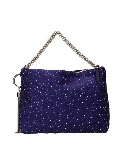 Jimmy Choo Sac épaule satin violet luxe féminin élégant