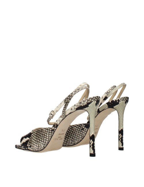 Jimmy Choo Sandales Multicolores : cuir luxueux et talon stiletto