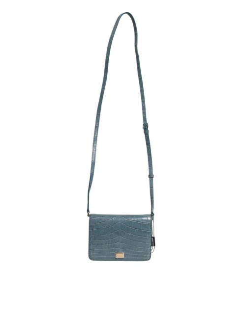 Sac Dolce & Gabbana vert cuir exotique – Mini crossbody luxe