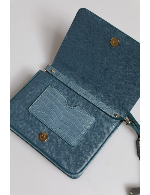 Sac Dolce & Gabbana vert cuir exotique – Mini crossbody luxe