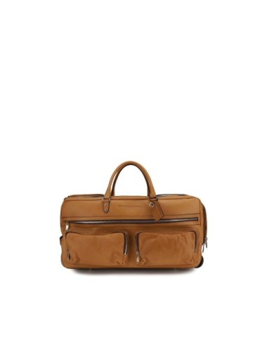Sac de voyage Brunello Cucinelli cuir brun – Luxe élégant rare
