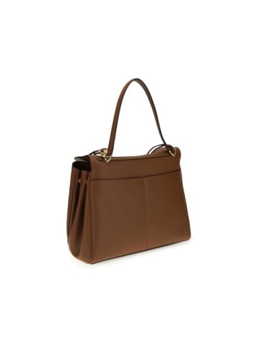 Balenciaga Brown Calf Leather Bos Taurus Shoulder Bag – Sac à Épaule Luxe en Cuir Marron