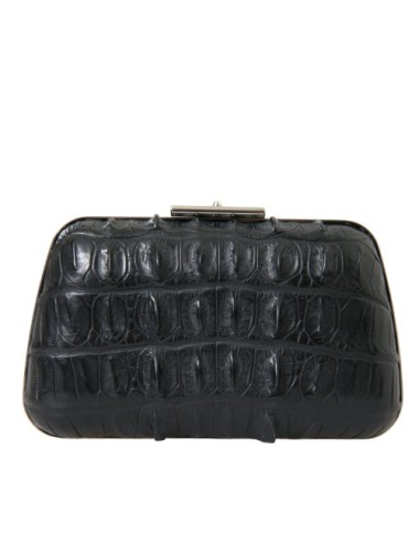Pochette Balenciaga Crocodile Noir — Luxe & Élégance Absolue