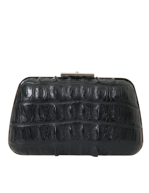 Pochette Balenciaga Crocodile Noir — Luxe & Élégance Absolue