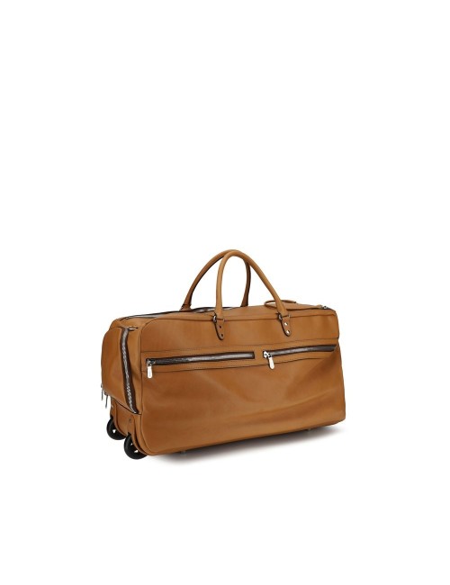 Sac de voyage Brunello Cucinelli cuir brun – Luxe élégant rare
