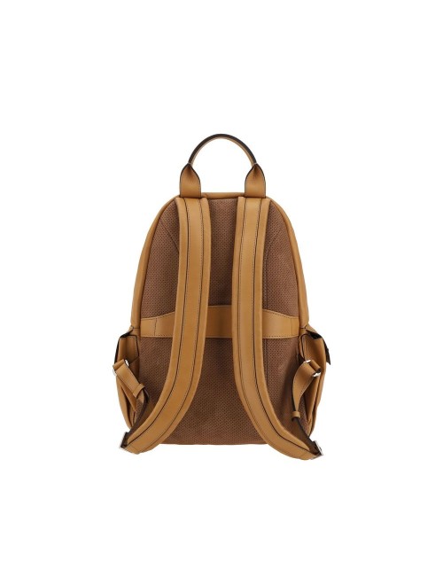 Brunello Cucinelli Brown Calf Leather Bos Taurus Backpack