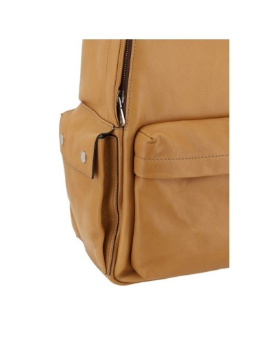 Brunello Cucinelli Brown Calf Leather Bos Taurus Backpack