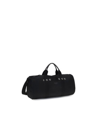 Sac Prada 48H Noir Toile Coton Luggage Travel Bag