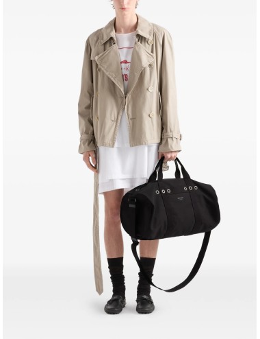 Prada Black Cotton Luggage And Travel