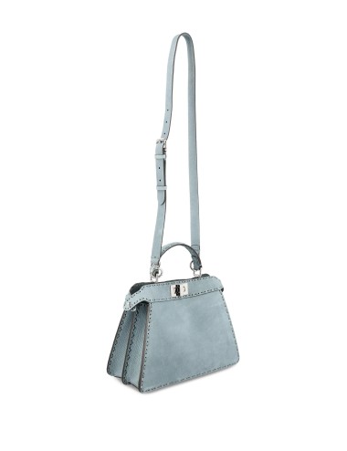 Fendi Peekaboo ISeeU Sac Bleu Cuir Selleria Luxe